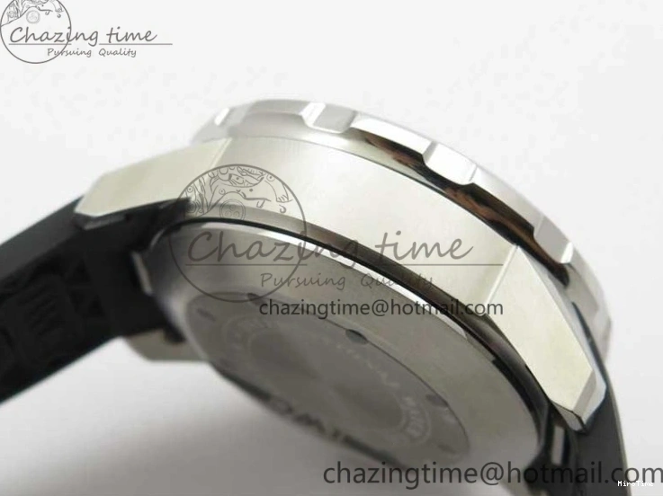 MIROTIME 0216 Aquatimer Chrono IW376702 SS BLS 1:1 Best Edition Black Dial on Black Rubber Strap A WellDesigned 7105